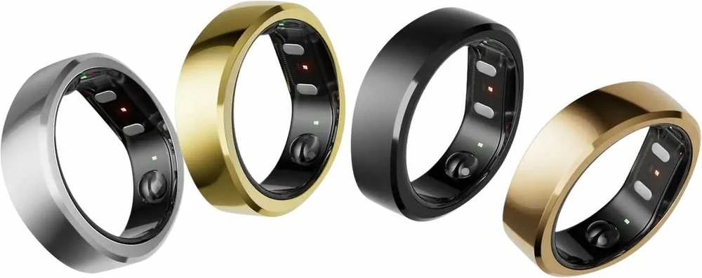 Išmanusis žiedas RingConn Gen 2, 11 dydžio, Juodos spalvos