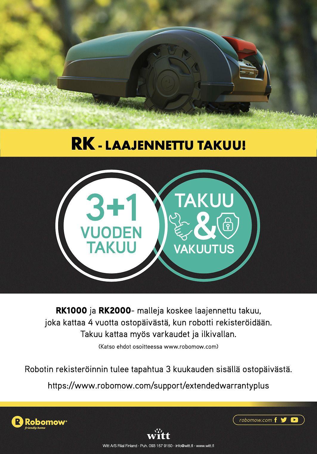 Moto robotas Robomow RK2000