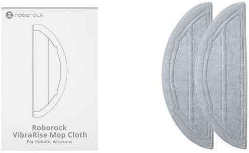 Roborock single vibrating zone mop cloth 2-pack