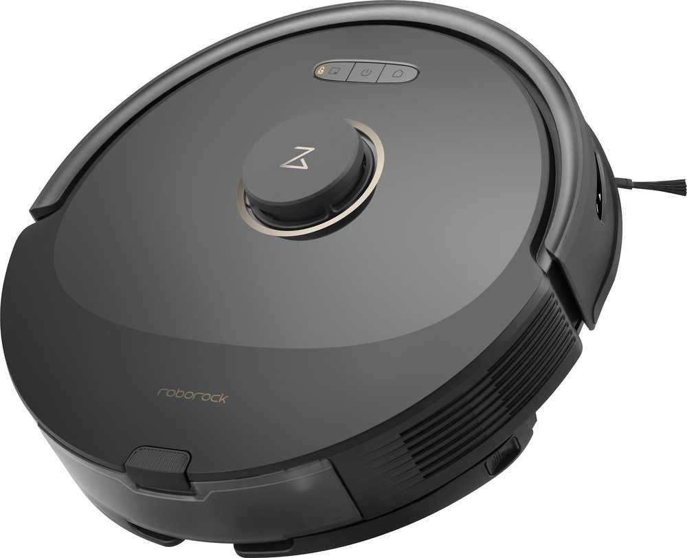 Dulkių siurblys - robotas Q8 Max+ su automatine dulkių išsiurbimo stotele, Juodas