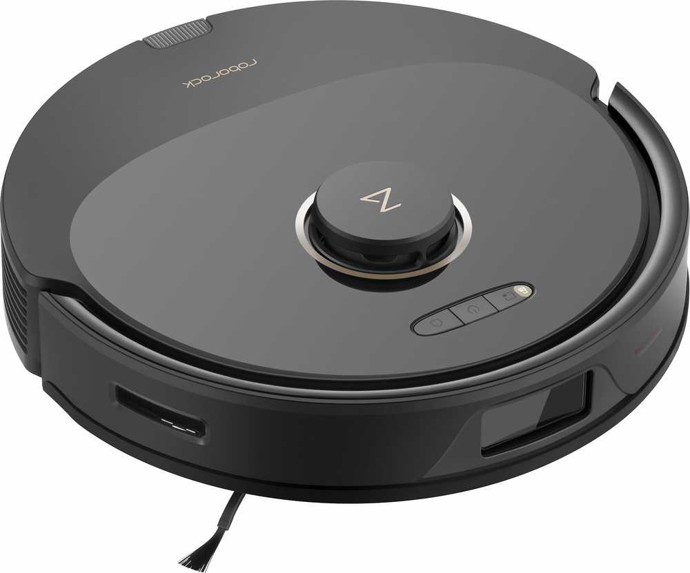 Dulkių siurblys - robotas Q8 Max+ su automatine dulkių išsiurbimo stotele, Juodas