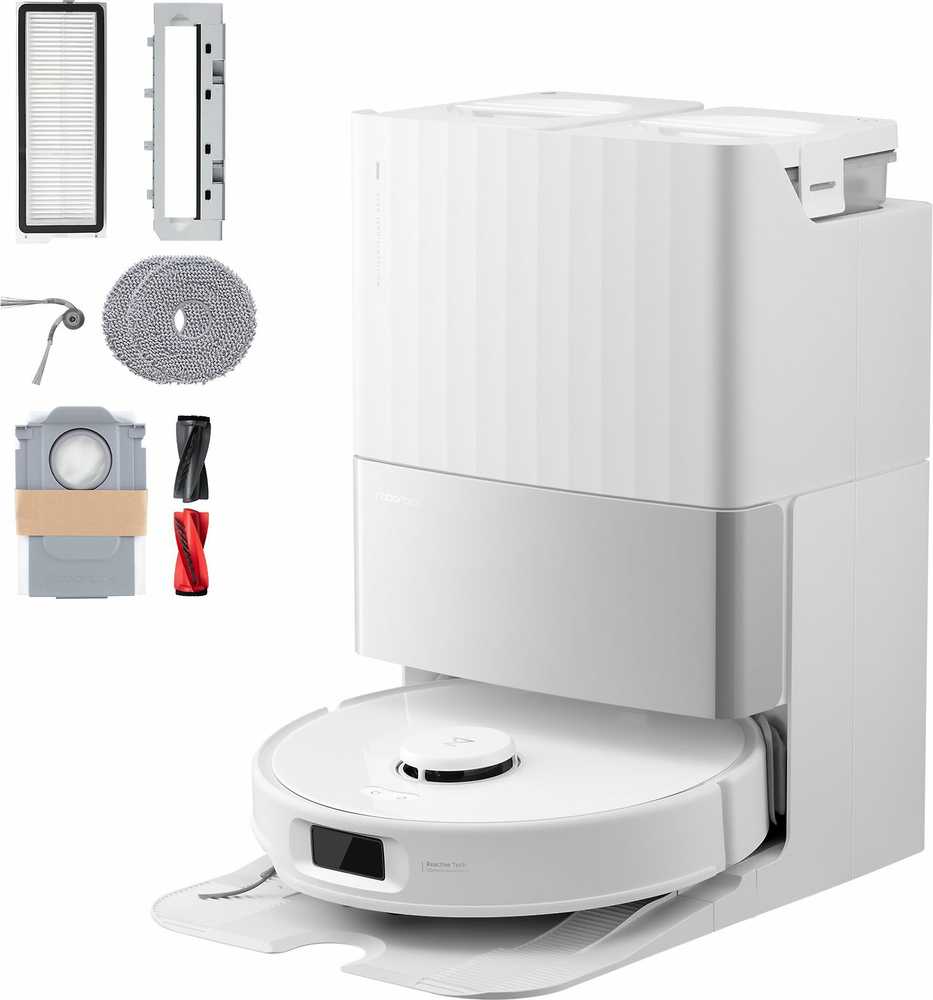 Dulkių siurblys - robotas Roborock Qrevo Edge 5V1, Baltas