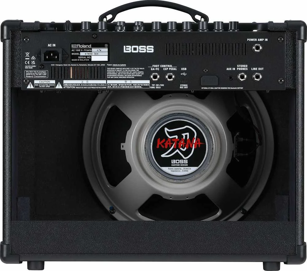 Elektrinės gitaros stiprintuvas Boss Katana 50 EX 3 Gen