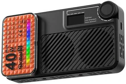 „Rollei“ – kompaktiškas LED nuolatinis apšvietimas, 40 W, RGB