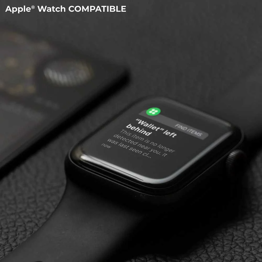 Rolling Square AirCard Tracker veikia su Apple Find my | „Skaitmeninė vizitųkartė“.