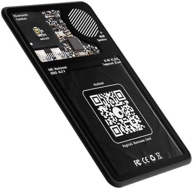 Rolling Square AirCard Tracker veikia su Apple Find my | „Skaitmeninė vizitųkartė“.