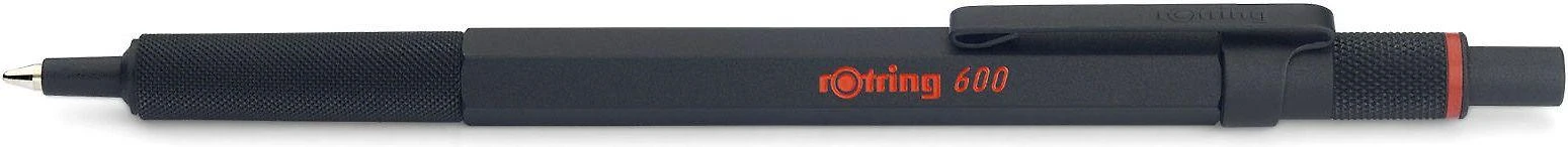 Rotring 600 Ballben Juodas tušinukas