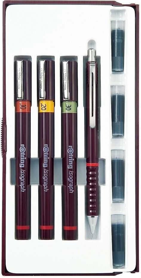 Rotring Izografų Combi Junior 0.2/0.3/0.5 komplektas - S0699320