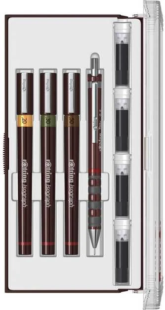 Rotring Izografų Combi Junior 0.2/0.3/0.5 komplektas - S0699320