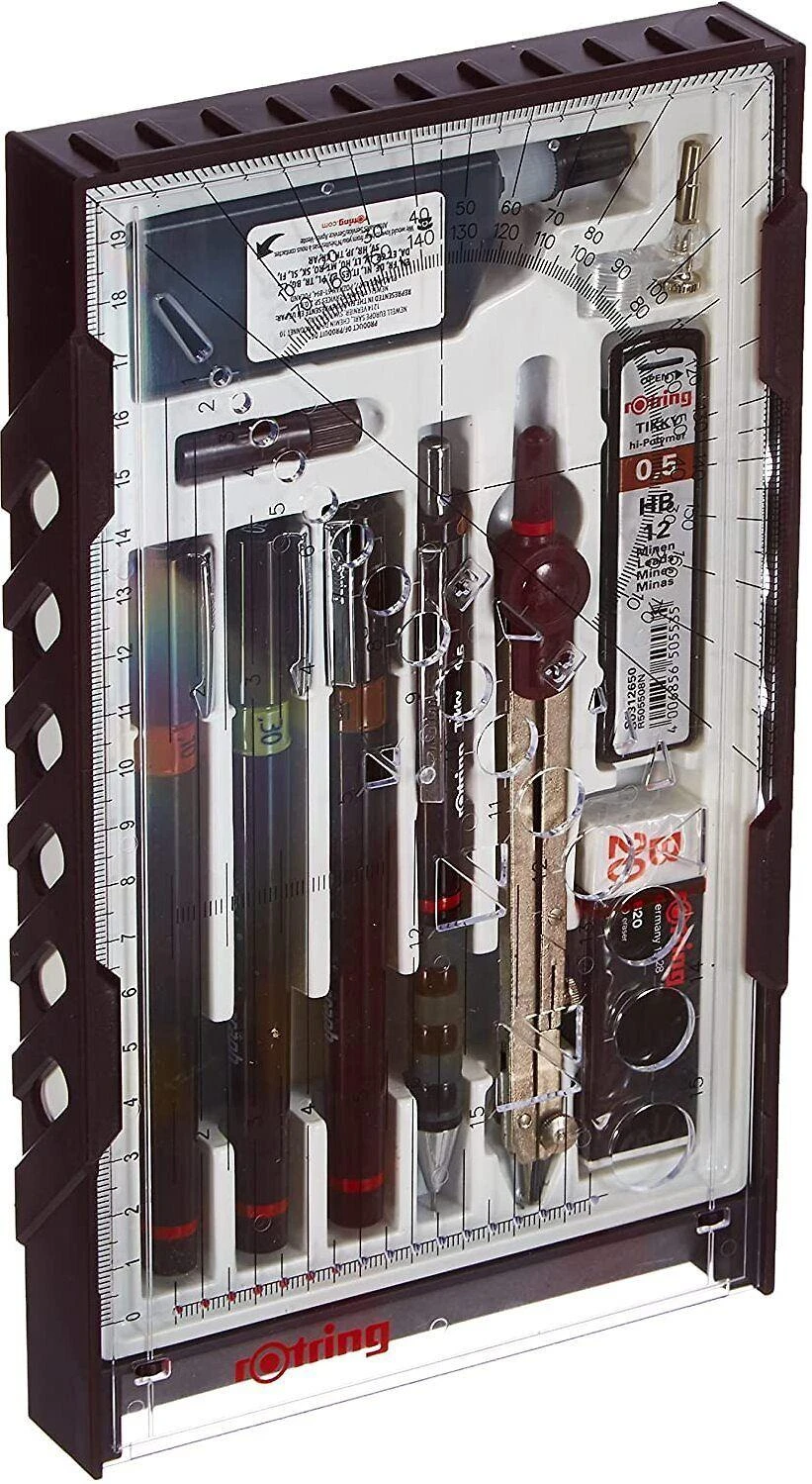 Rotring Master SET Rapitografai (izografai) 0.1 / 0.3 / 0.5 - S0699420