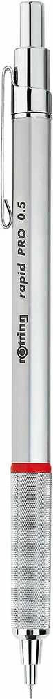 Rapid Pro automatinis pieštukas - Rotring - 0,5 mm, sidabrinės spalvos 1904255