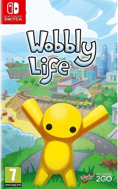 Rubberbandgames „Nintendo Switch“ laikrodis „Wobbly Life“