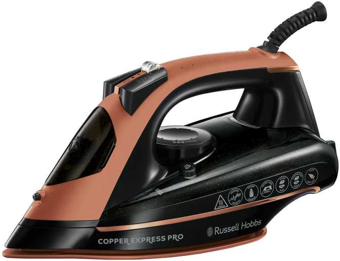 Lygintuvas Russell Hobbs Copper Express Pro 23986-56, 2600 W, Variu dengtas padas, 150 g/min, 315 ml, Savaime išsivalantis, Juoda/Bronzinė