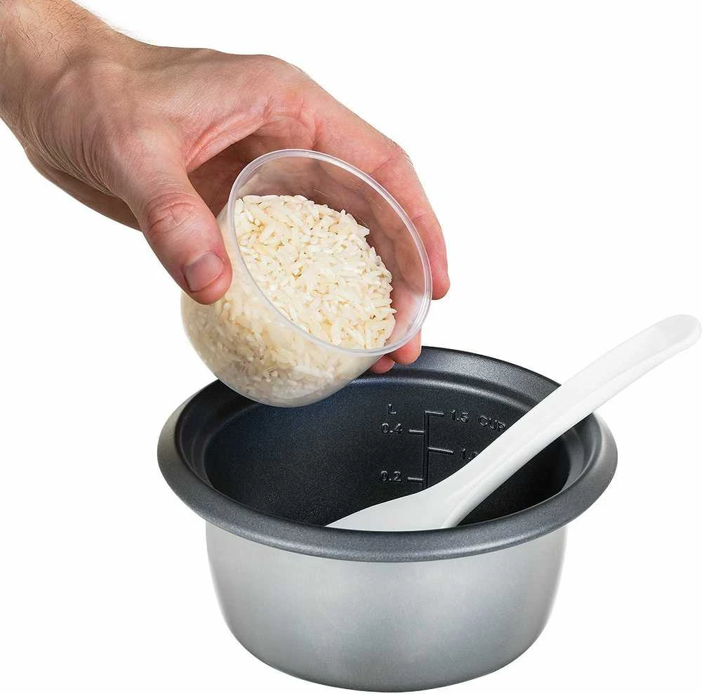 Russell Hobbs ryžių viryklė Russell Hobbs mini 0,4 l (su pakaitinimo funkcija, puodu su nepridegančia danga, ryžių samte