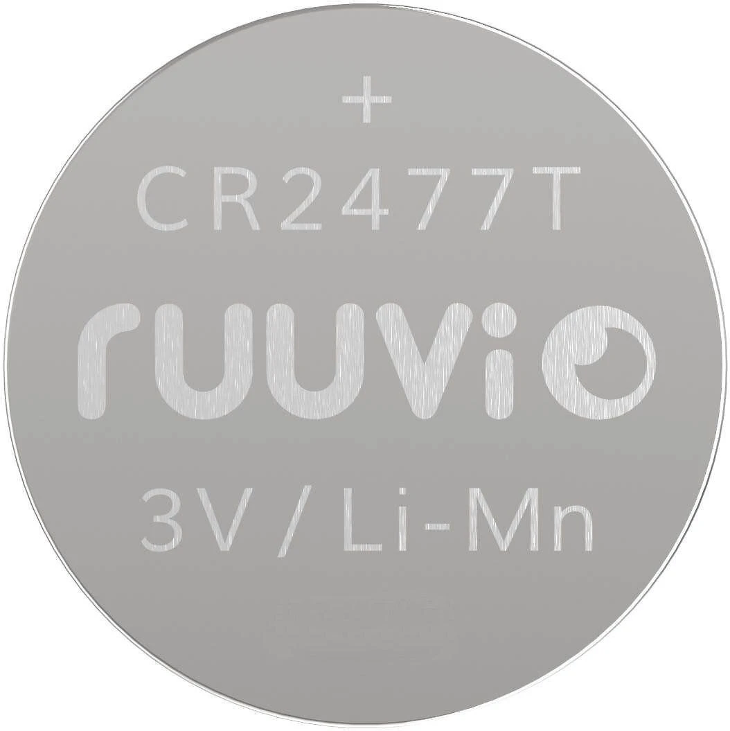 Ruuvi CR2477T baterija, 3V diskinio tipo elementas
