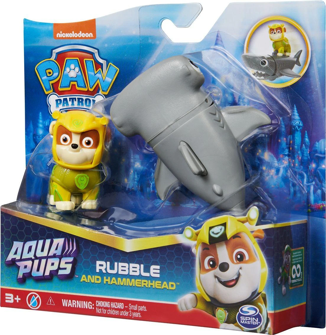 Ryhma Hau Spin Master PAW PATROL figūrėlė Aqua Hero Pups Rubble, 6066146
