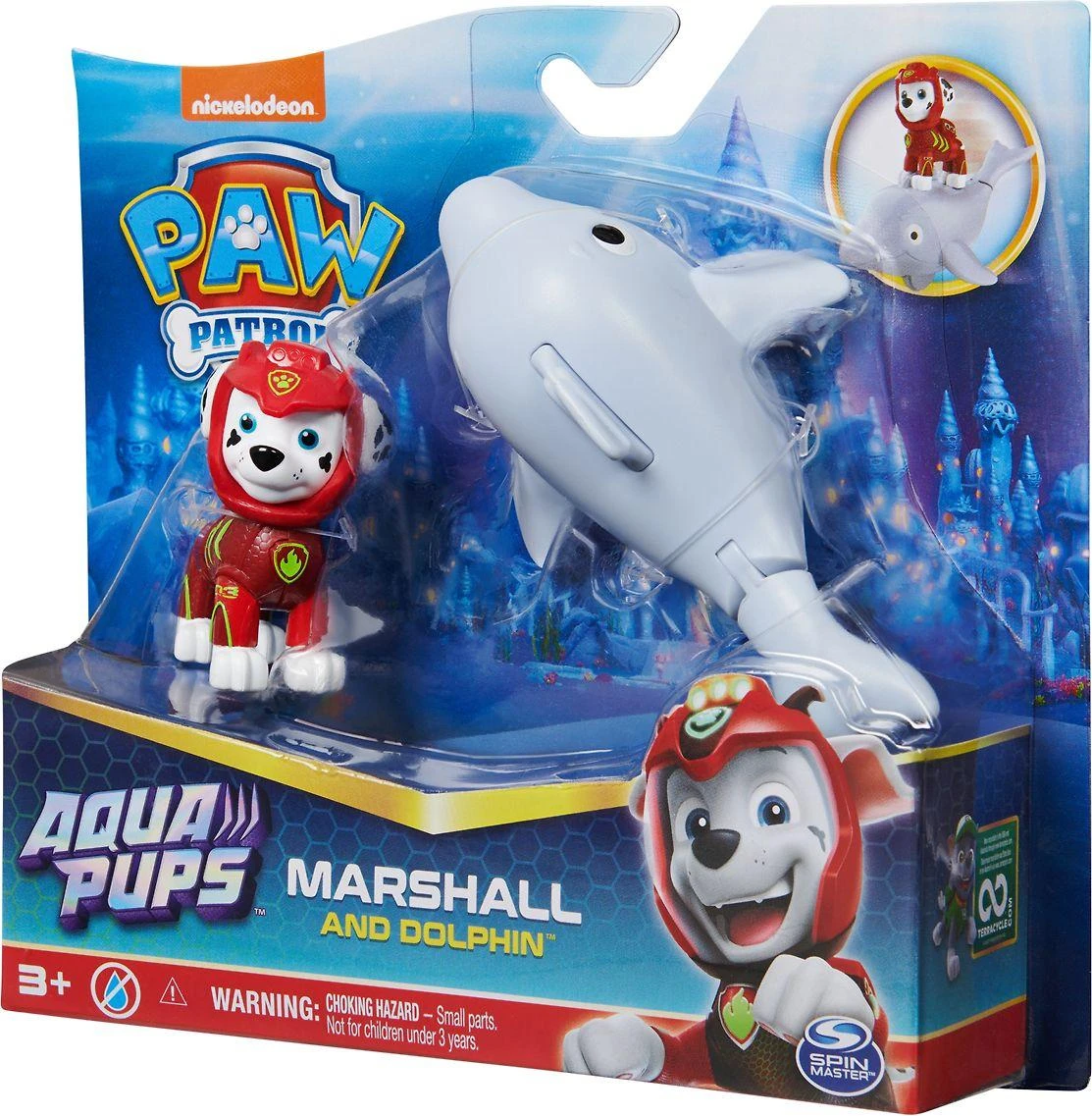 Spin Master PAW PATROL figūrėlė Aqua Hero Pups Marshall, 6066147