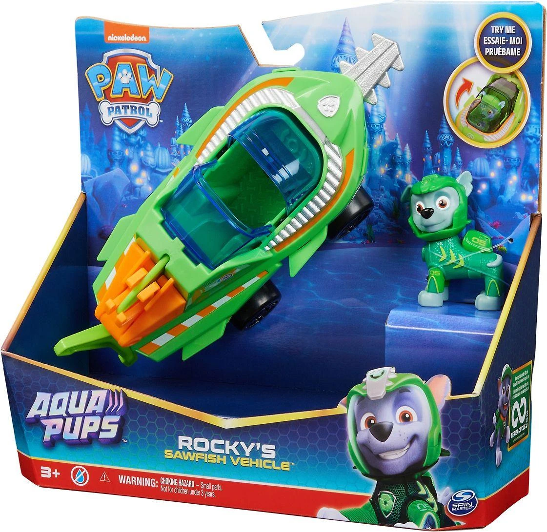Spin Master PAW PATROL transporto priemonė Aqua Theamed Rocky, 6066142