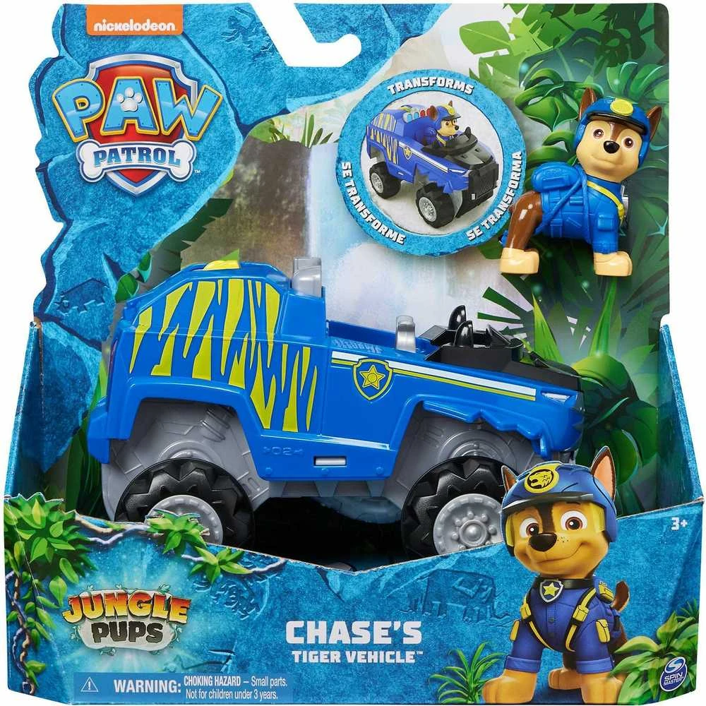 Spin Master PAW PATROL transporto priemonė Jungle Pups Chase, 6067758