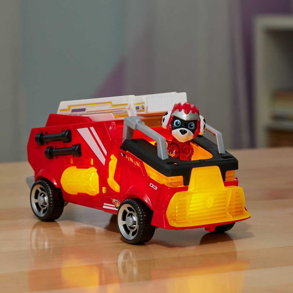 Spin Master PAW Patrol: The Mighty Movie Žaislinis automobilis su Marshall