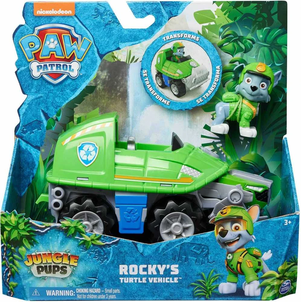 Spin Master PAW PATROL transporto priemonė Jungle Pups Rocky, 6067763