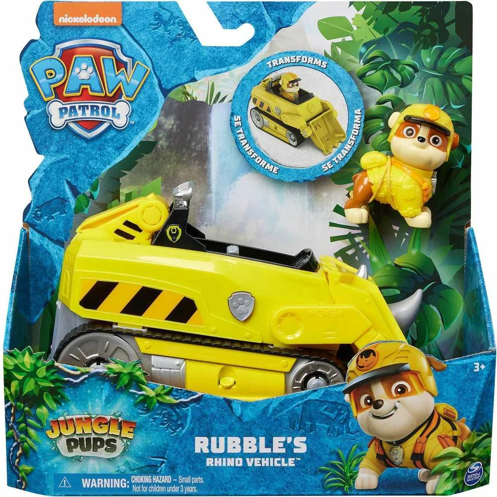 Spin Master PAW PATROL transporto priemonė Jungle Pups Rubble, 6067761