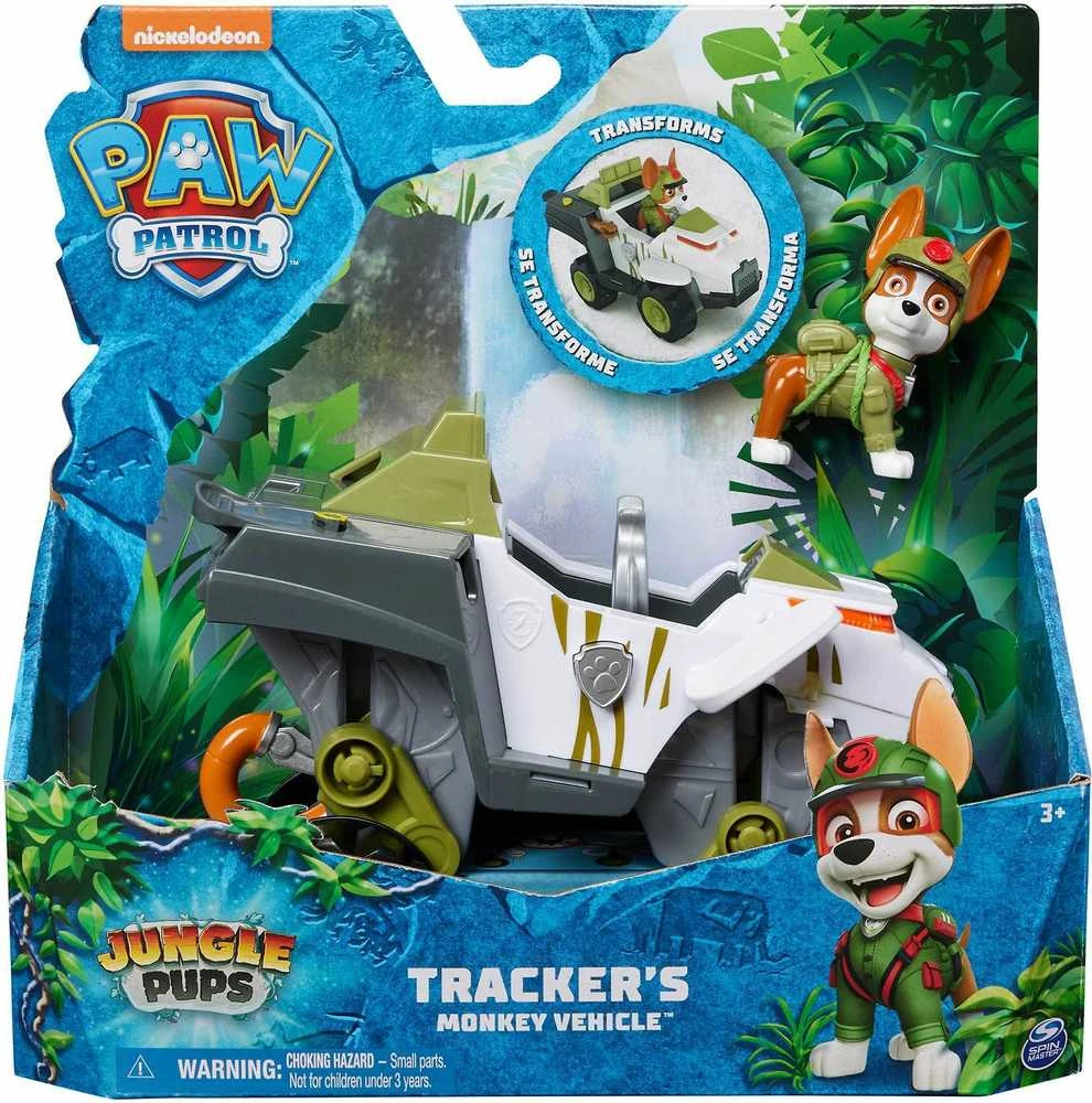 Spin Master PAW PATROL transporto priemonė Jungle Pups Tracker, 6067762