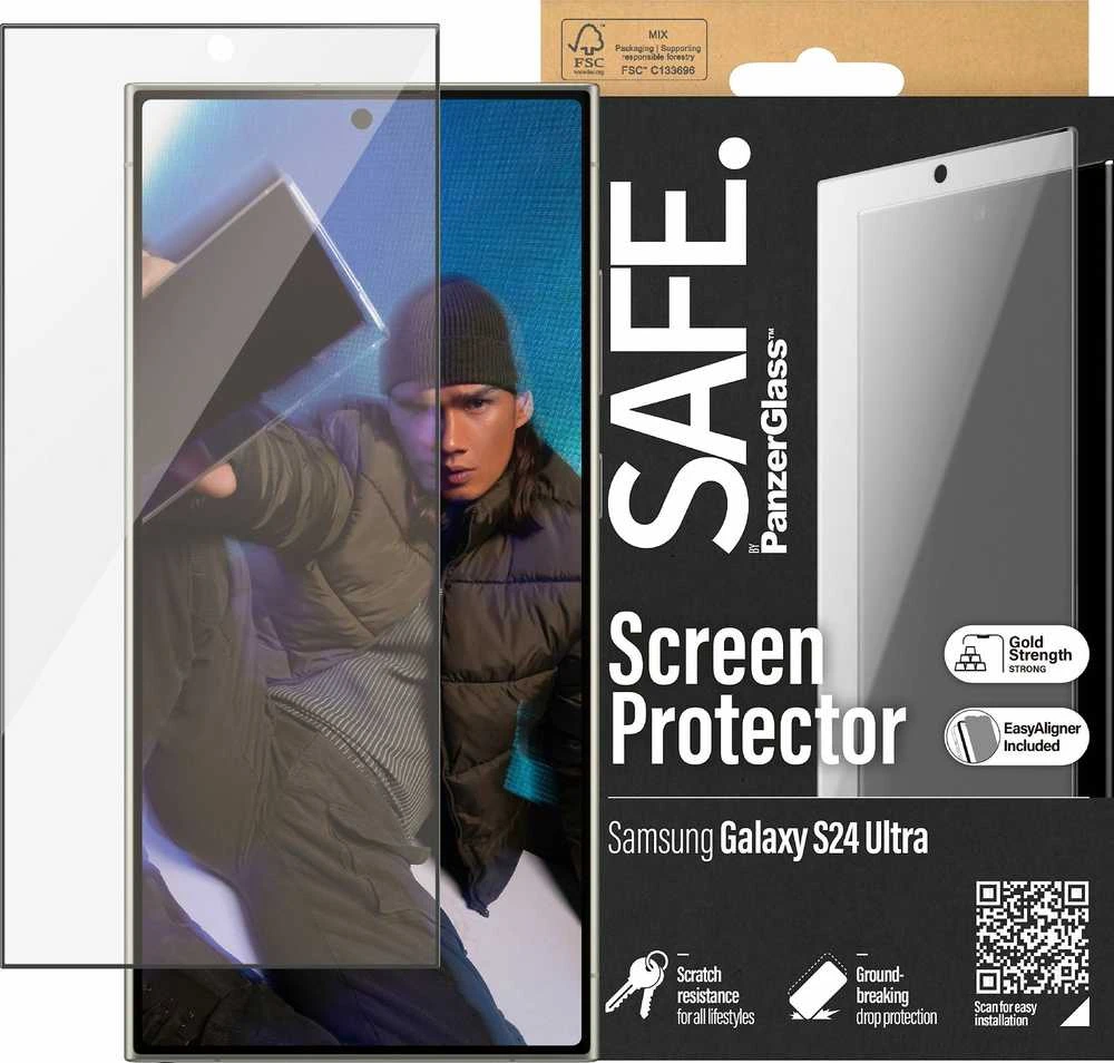 Panzer Glass Samsung Galaxy S24 Ultra-Wide Fit EasyAligner Glass by Safe