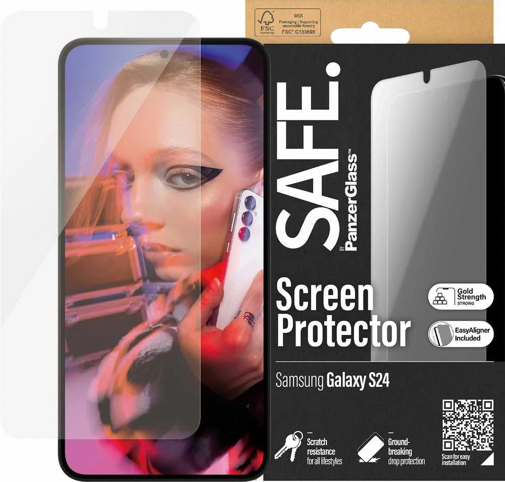 Panzer Glass Samsung Galaxy S24 Ultra-Wide Fit EasyAligner Glass by Safe
