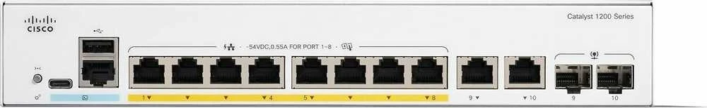 Šakotuvas Cisco Catalyst C1200-8FP-2G