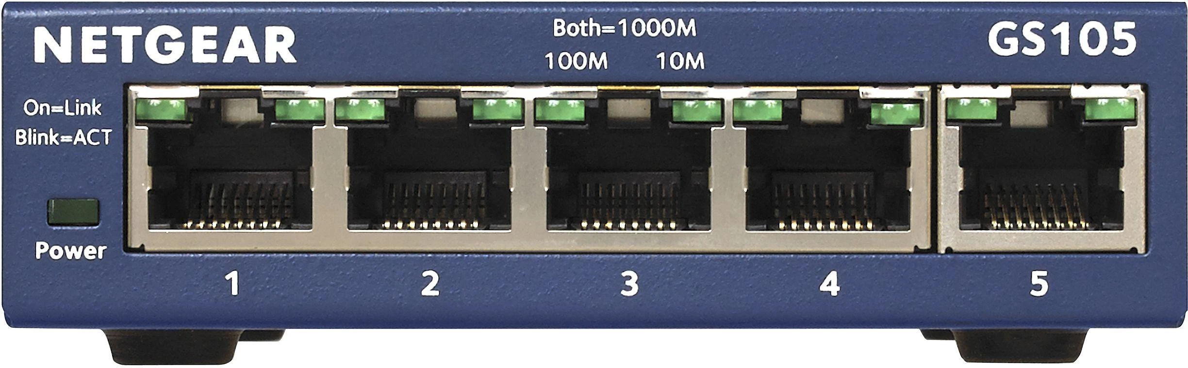 Šakotuvas Netatmo Netgear Switch GS105GE Nevaldomas, Stalinis kompiuteris, 1 Gbps (RJ-45) jungtys kiekis 5, Maitinimo tipas Išorinis