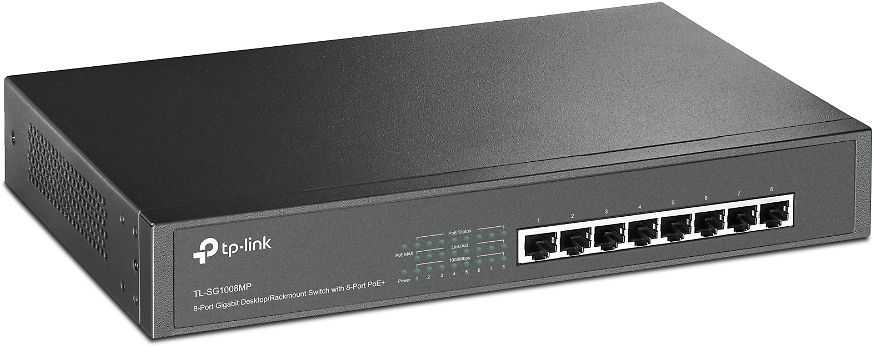 Šakotuvas TP-LINK TL-SG1008MP -8-porttinen kytkin