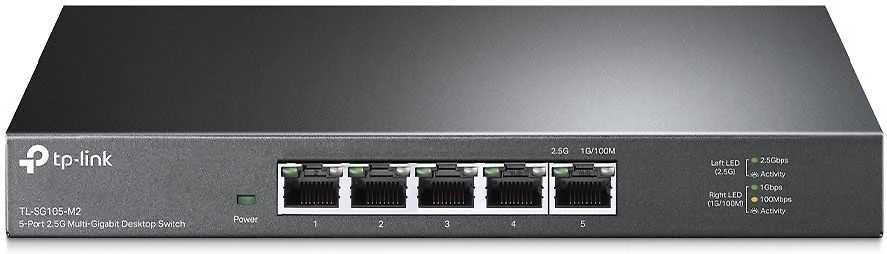 Šakotuvas TP-Link TL-SG105-M2 2.5 Gigabit 5-porttinen kytkin