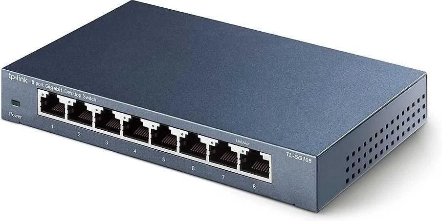 Šakotuvas TP-LINK TL-SG108 -8-porttinen kytkin