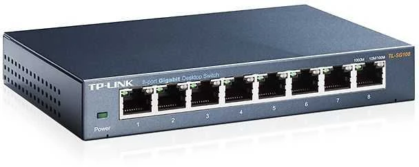 Šakotuvas TP-LINK TL-SG108 -8-porttinen kytkin