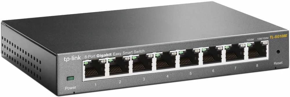 Šakotuvas TP-LINK TL-SG108E -8 prievadų jungiklis