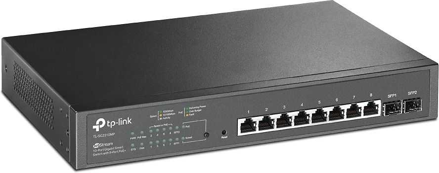Šakotuvas TP-LINK TL-SG2210MP -10-porttinen kytkin