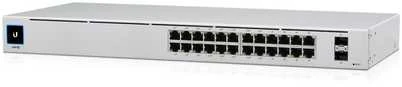 Maršrutizatorius UBIQUITI 24 prievadų gigabito UniFi komutatorius, 16 PoE+, 2 SFP prievadai