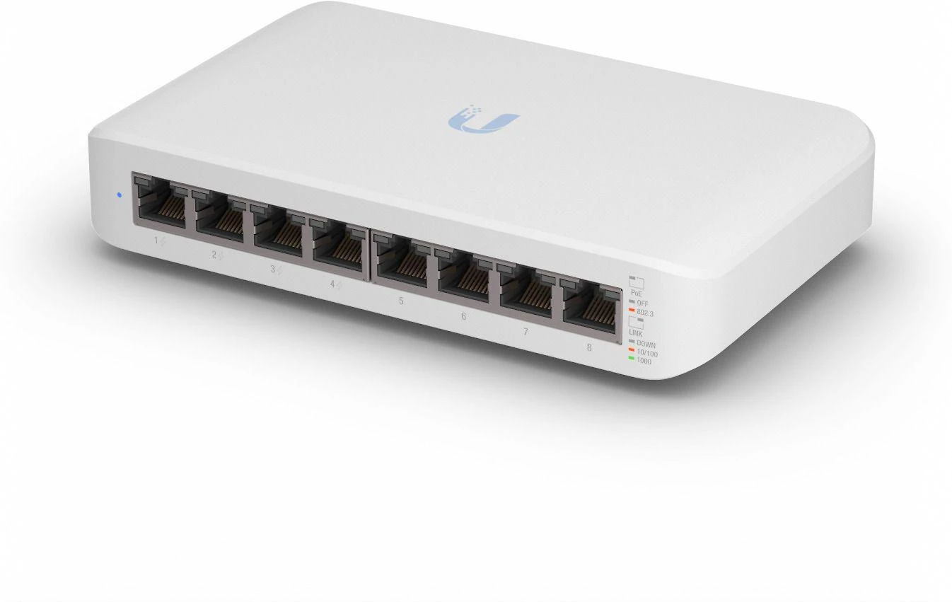 Ubiquiti UniFi 8 prievadų PoE komutatorius | USW-LITE-8-POE
