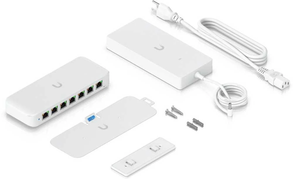 Šakotuvas Ubiquiti UniFi USW-Ultra-210W (202W) 8-porttinen PoE -kytkin