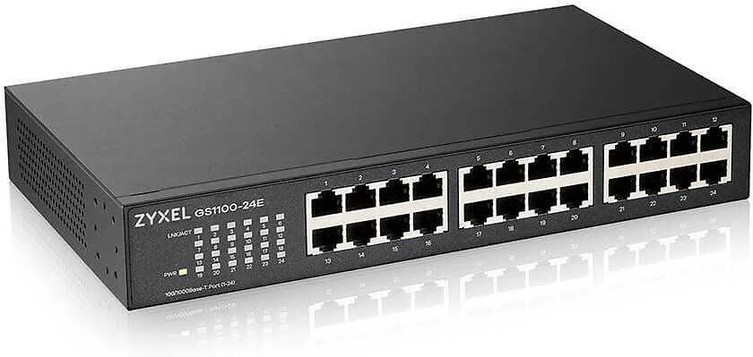 Šakotuvas ZYXEL GS1100-24E 24 PORT GIGABIT UNMANAGED SWITCH V3 (5Y WARRANTY)