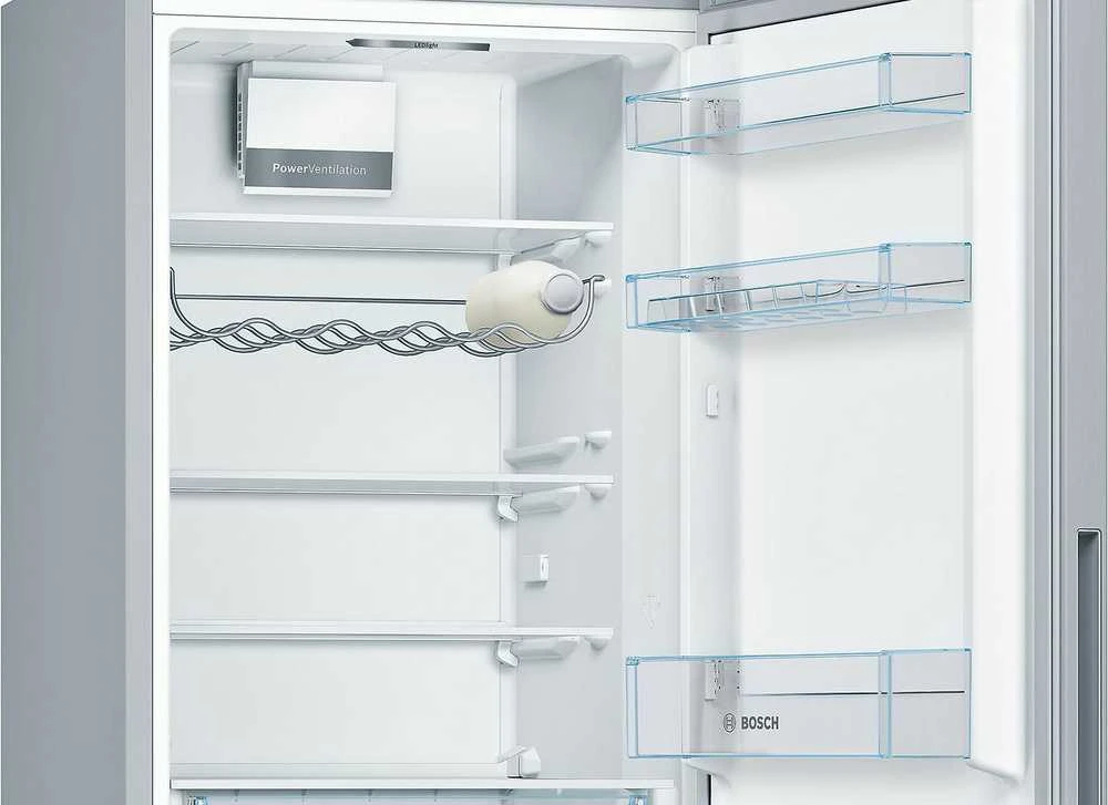 Šaldytuvas Bosch KGV36VLEAS Serie 4 jääkaappipakastin, teräs