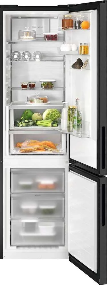 Šaldytuvas Electrolux LNT8MB36B jääkaappipakastin, musta teräs, 2m