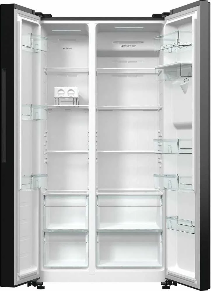Gorenje NRR9185EABXLWD -Side By Side, musta