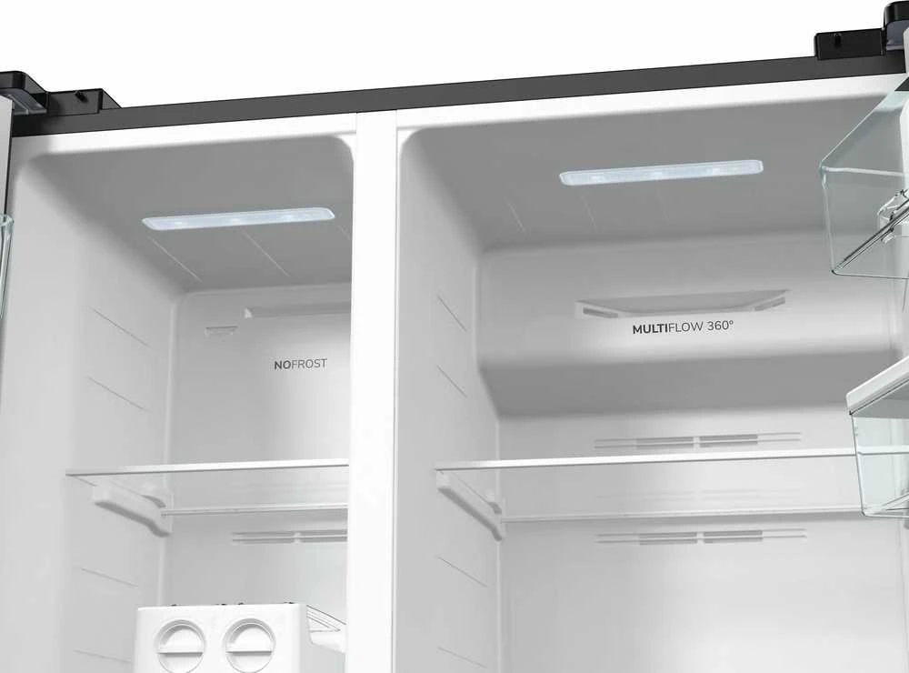 Gorenje NRR9185EABXLWD -Side By Side, musta