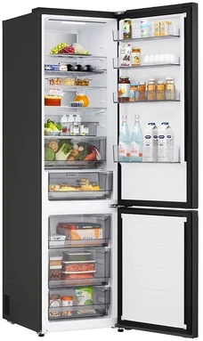Šaldytuvas LG GBBS525CEV jääkaappipakastin, musta, 2 m