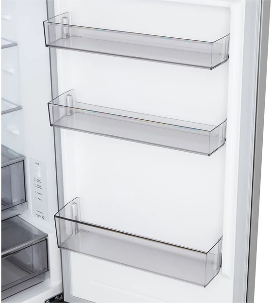 Šaldytuvas LG GBBSJ2CCPY jääkaappipakastin, teräs, 2 m