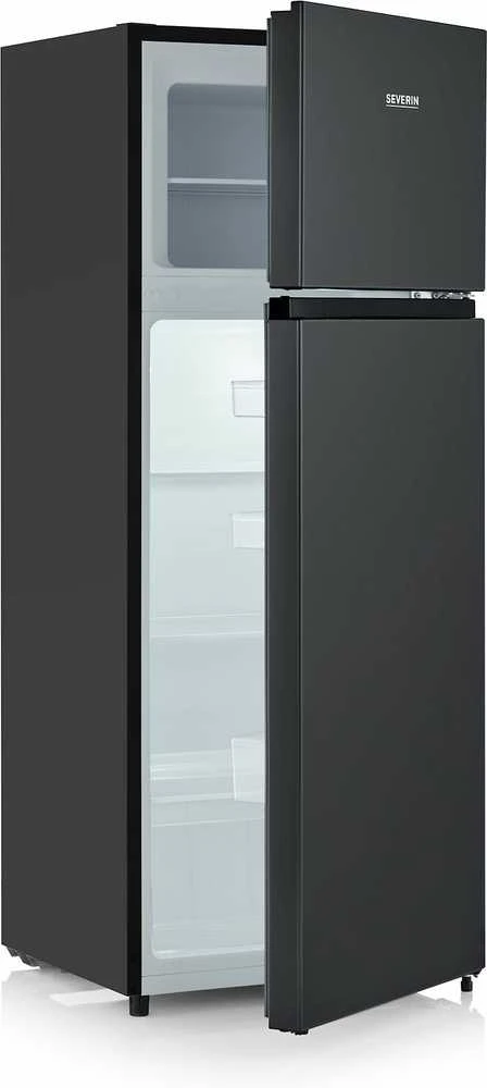 Šaldytuvas Severin DT 8762, 206 l, N-ST, 2kg/24 val., E, Šviežio maisto skyrius, Juoda