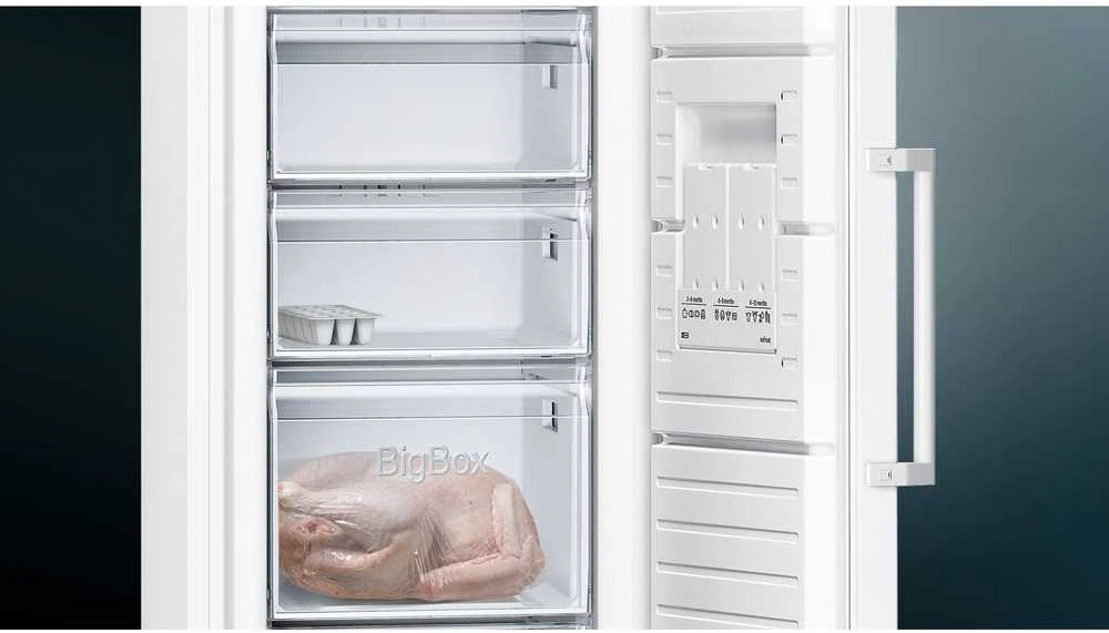 Šaldytuvas Siemens GS36NVWEV IQ300 kaappipakastin, valkoinen
