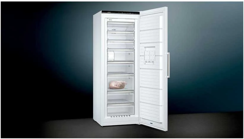 Šaldiklis Siemens GS58NAWDV noFrost Stand-Gefrierschrank baltas